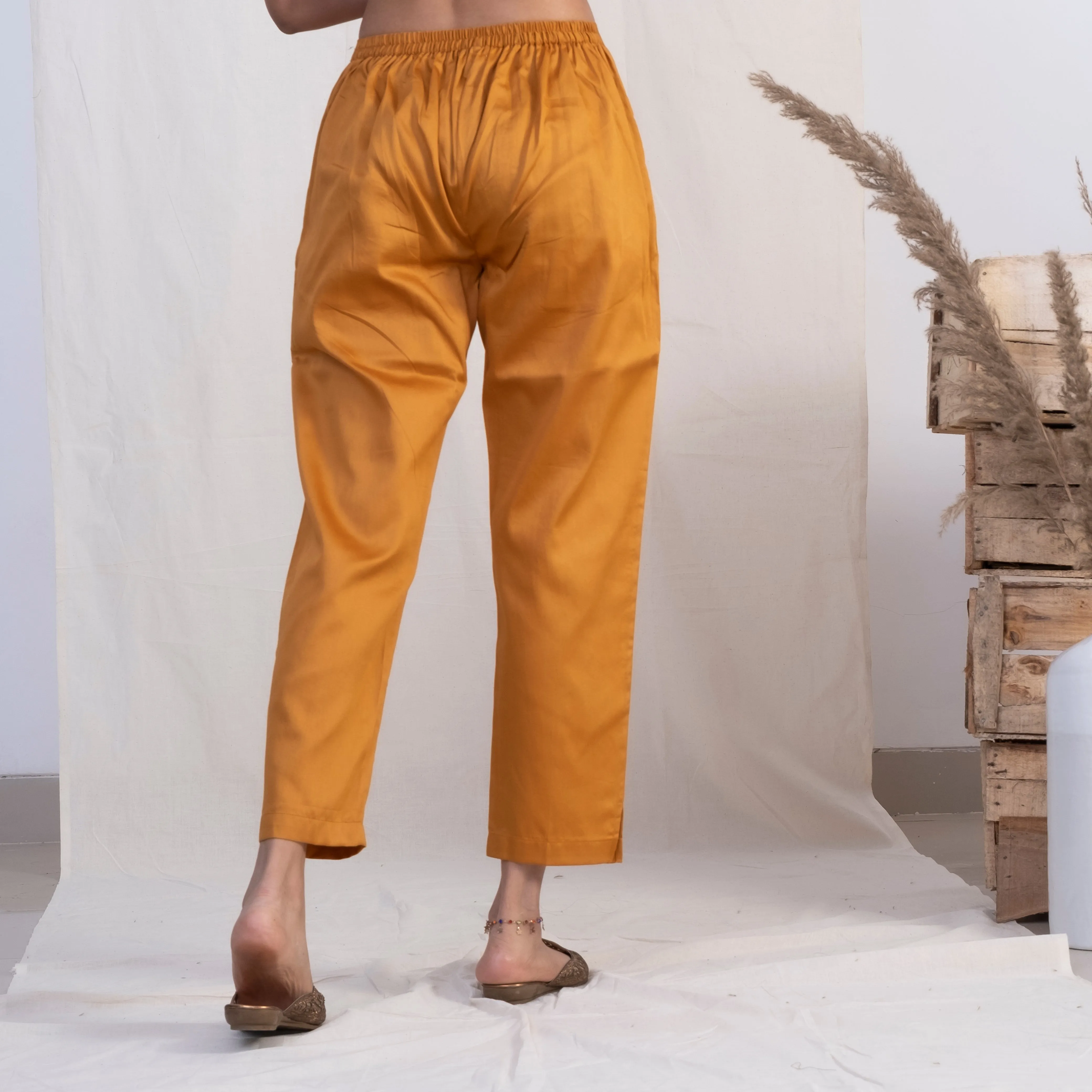 Akiso Gold Cigarette Pant