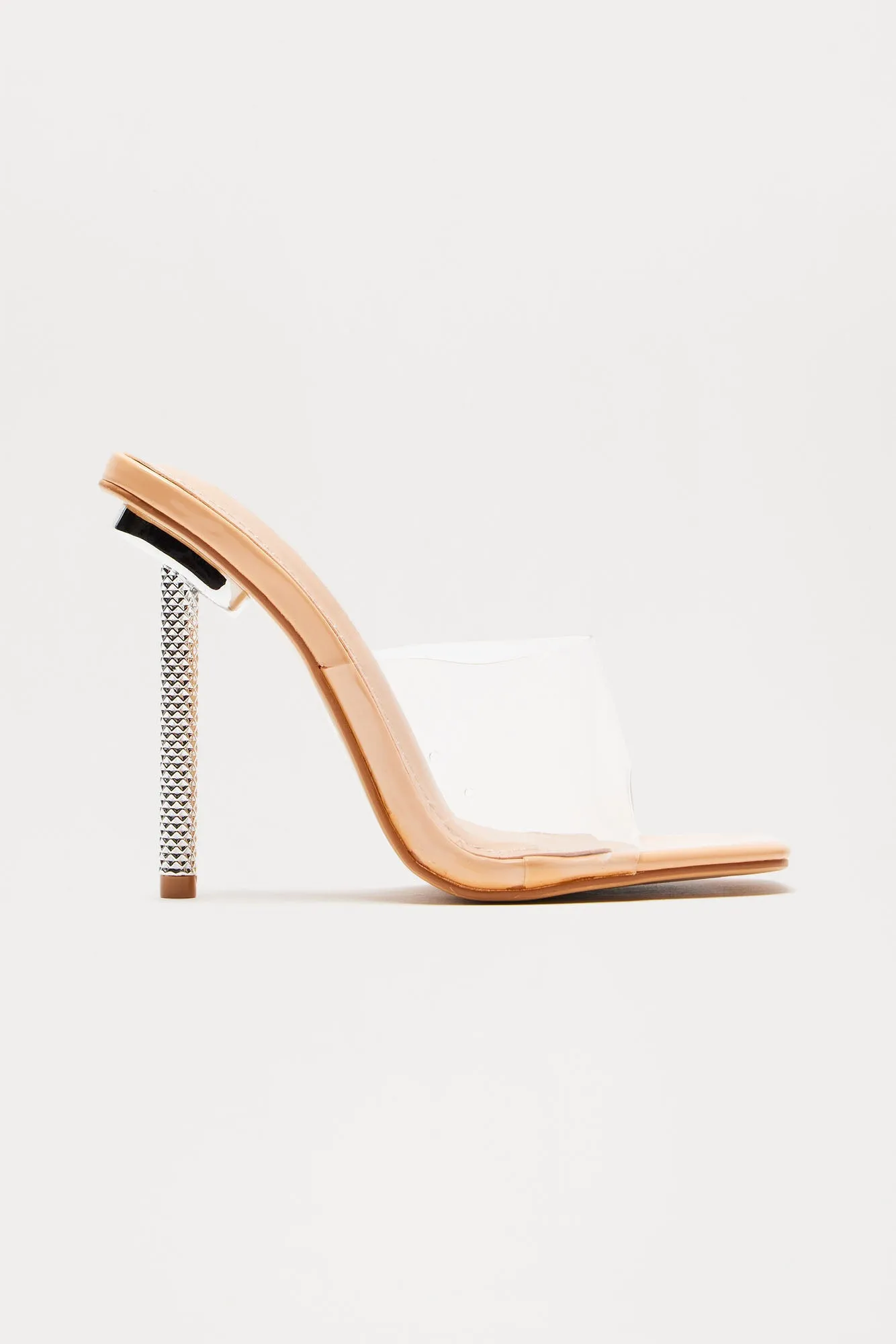 Aleeya Clear Heels - Nude