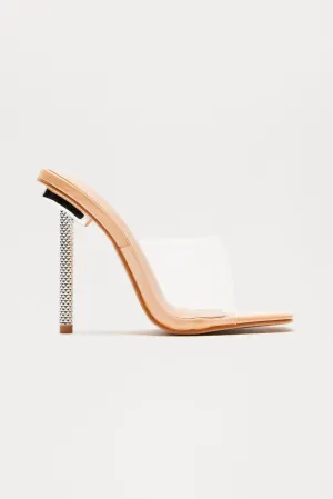 Aleeya Clear Heels - Nude