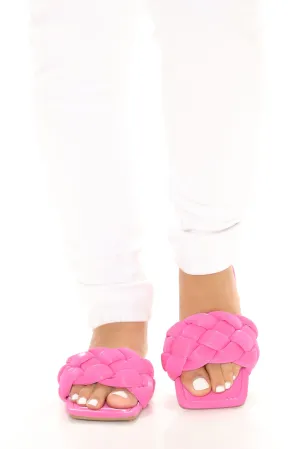 All Riled Up Slides - Pink