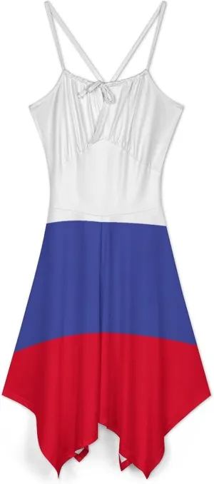 Dresses for Women Sealand,Principality of Flag Camisole Dress Casual Fashion Summer Dresses