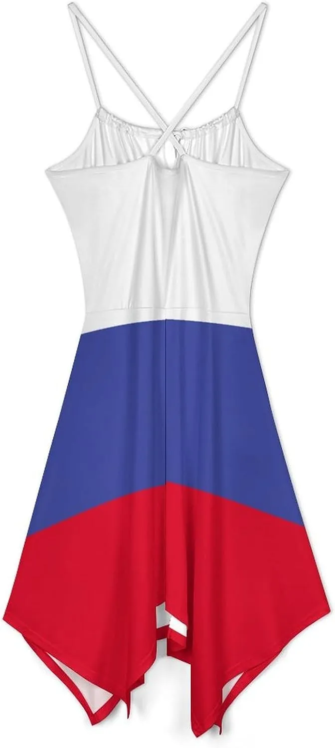 Dresses for Women Sealand,Principality of Flag Camisole Dress Casual Fashion Summer Dresses