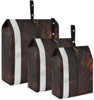 Evil Eyes Packing Cubes Set of 3, Lightweight Travel Luggage Organizers Foldable Bags for Easy Packing and Organization