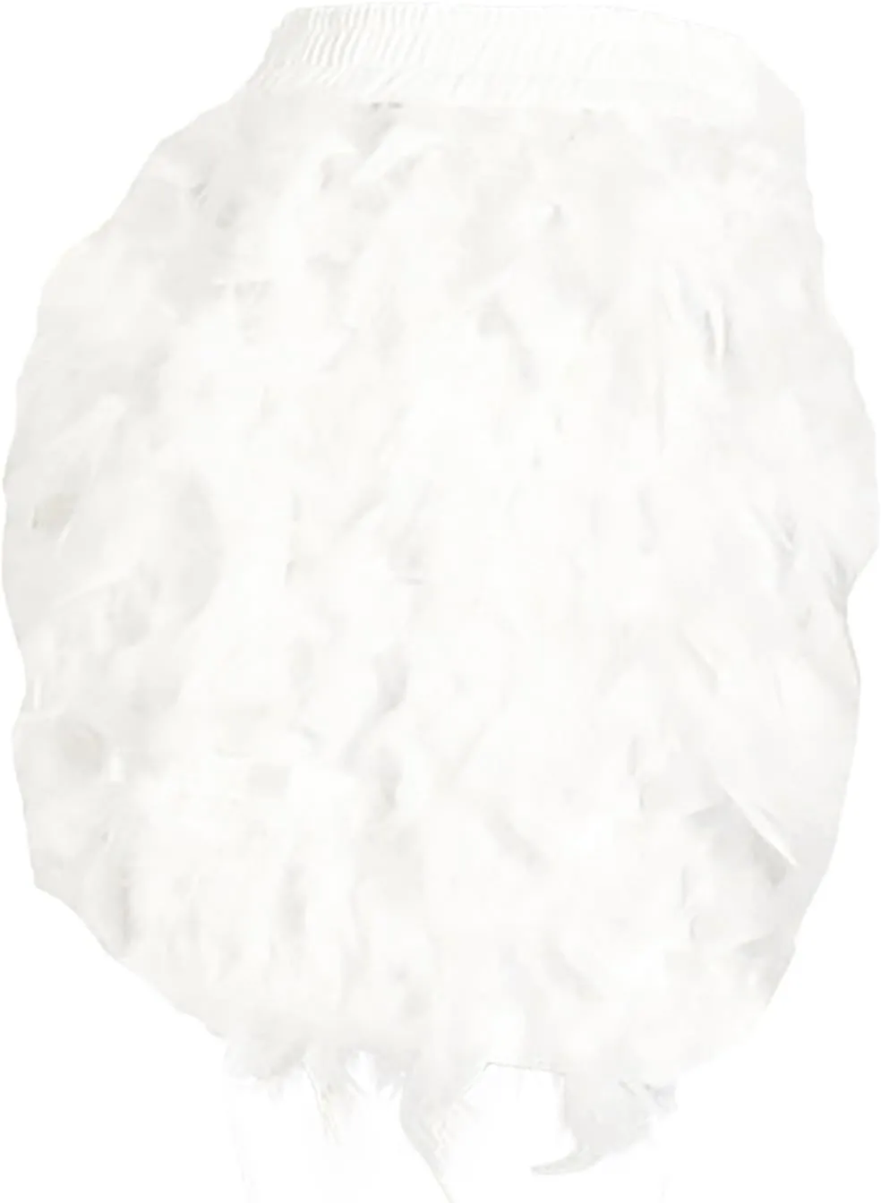 Fashion Women's Turkey Feather Short Half Skirt - 2024 Trendy European and American Style