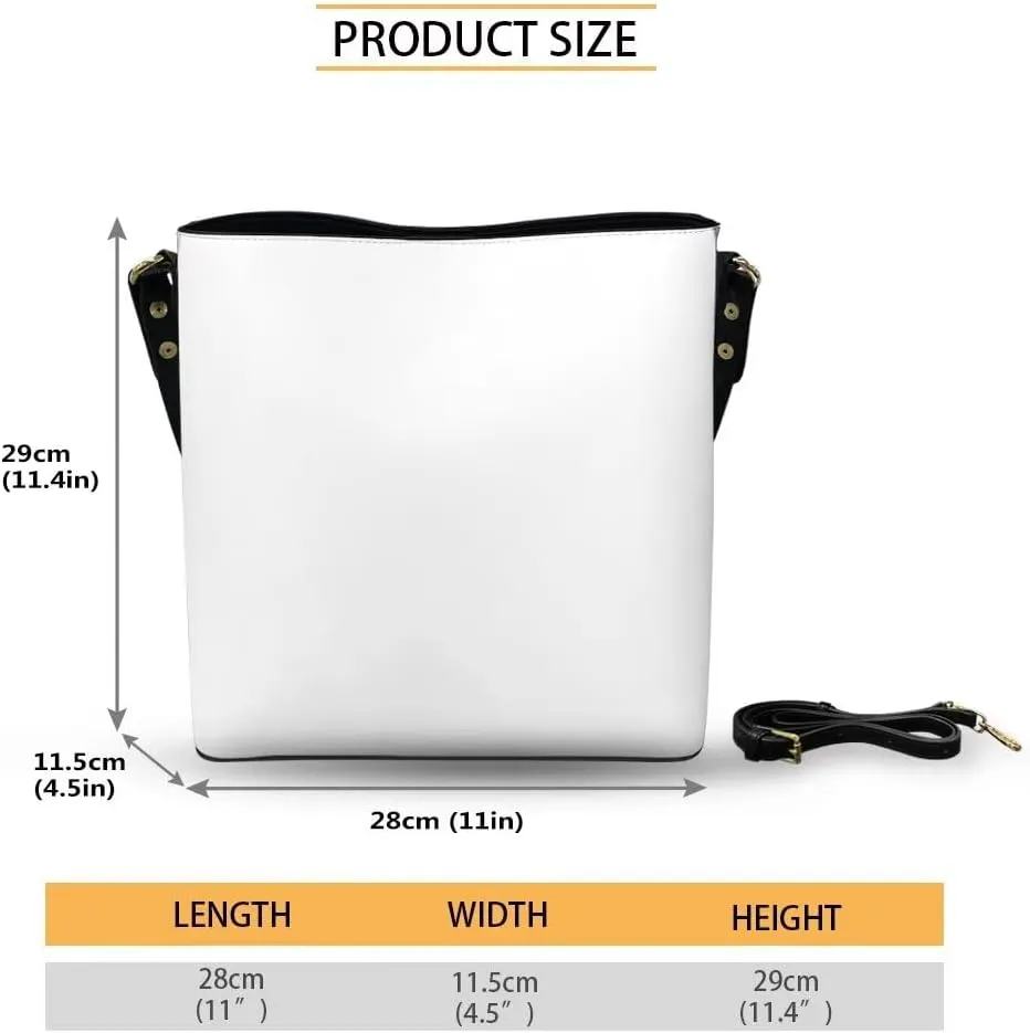 GIFTPUZZ Bucket Bags for Women Bucket Bag Organizer Insert Crossbody Bags for Women Hobo Bag Easy to Clean