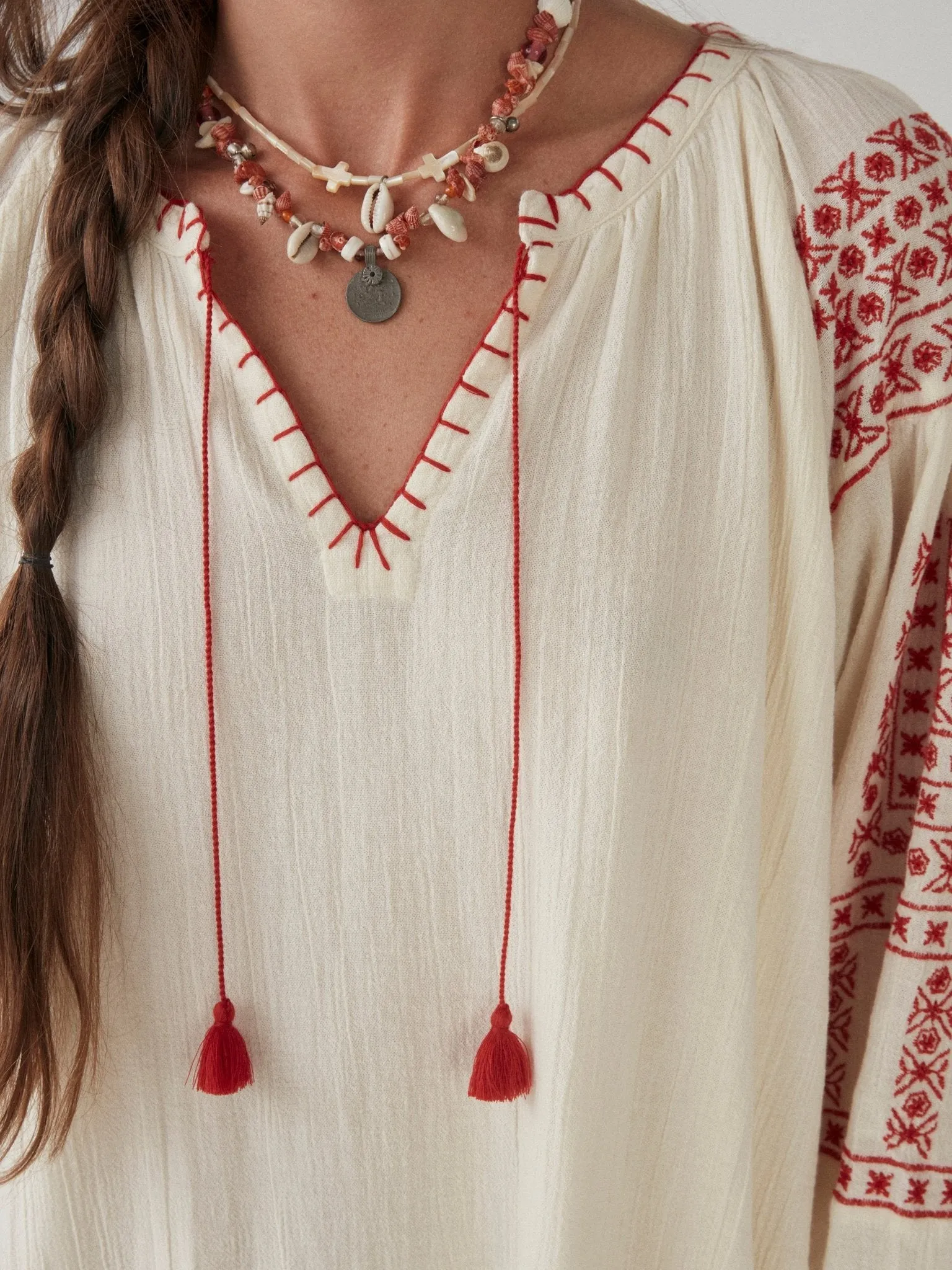 Guadalupe Tunic - Oaxaca Rojo