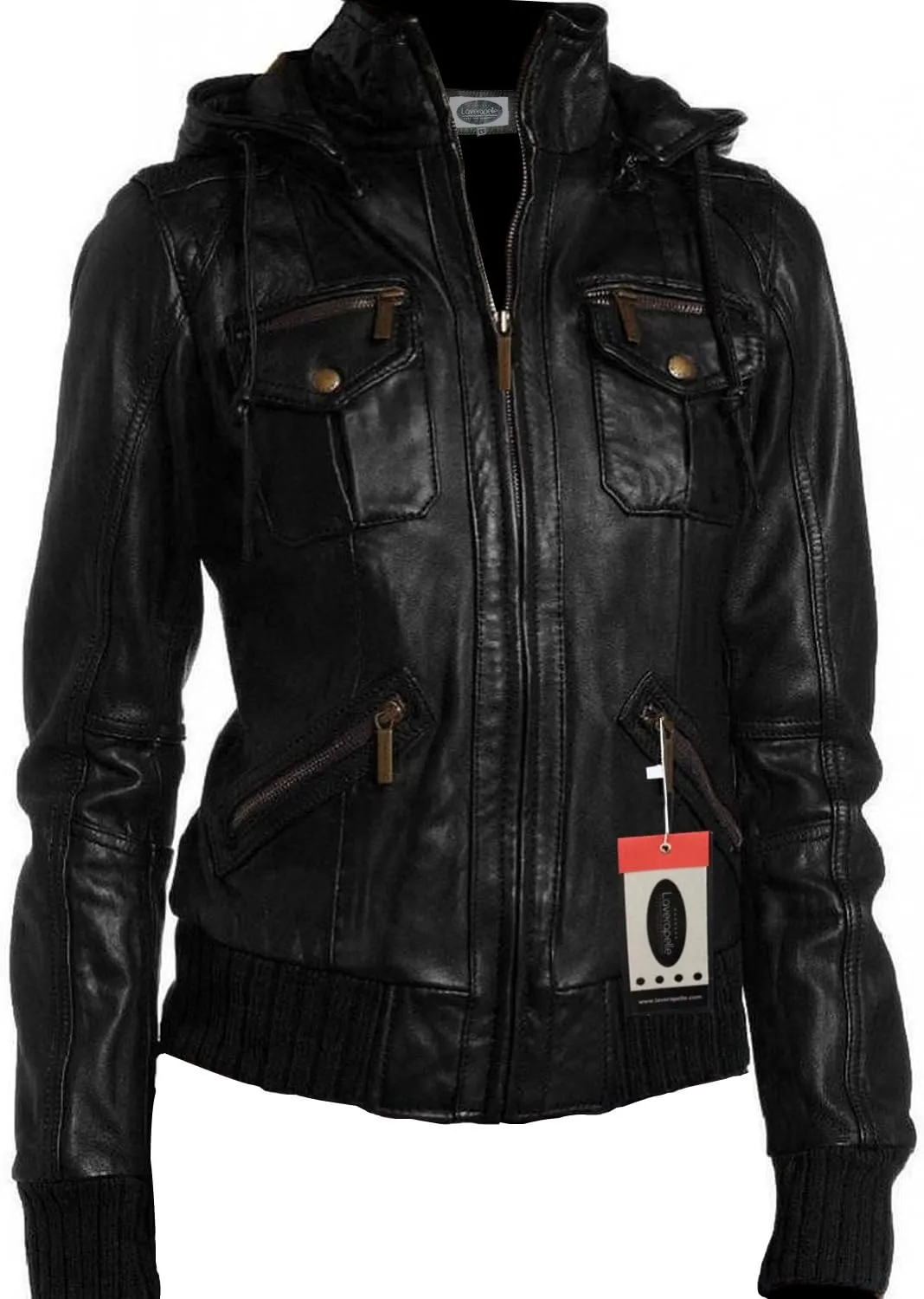 Laverapelle Men's Genuine Lambskin Leather Jacket (Black, Regal Jacket) - 1501270