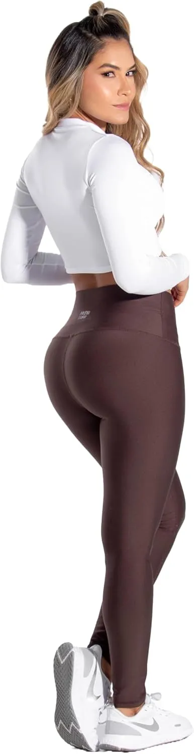 MEDIA LUNA Pet Hair Resistant Easy Pet Hair Removal with Hand Workout Leggings for Women