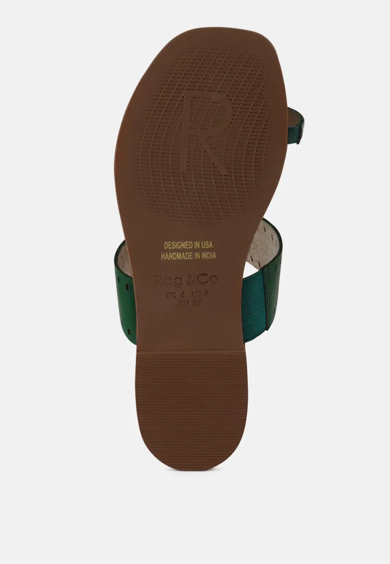 Mila Toe Ring Thong Slip Ons