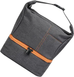 Portable Camera Bag with Dual Compartment Design Shockproof Pouch for Photography Easy to Shoulder Handheld Durable Material