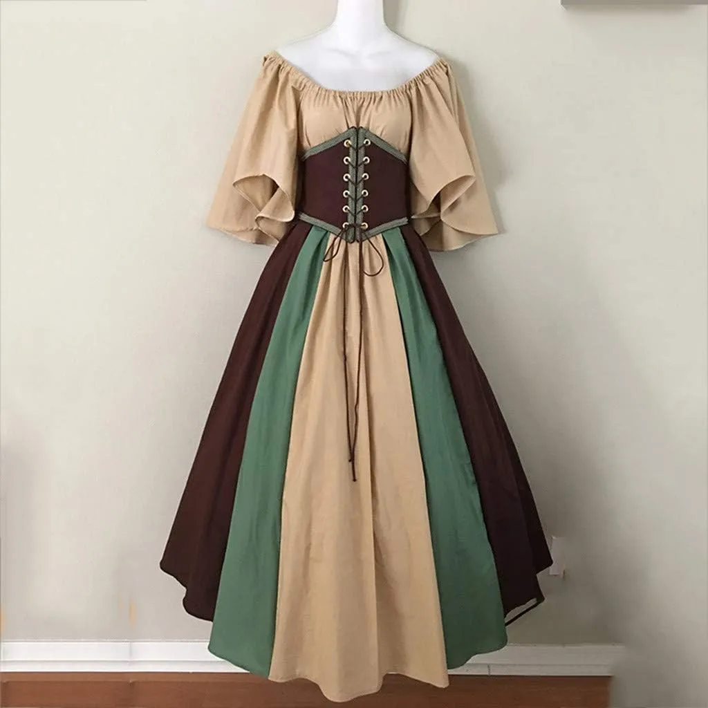 Renaissance Costumes for Women Medieval Vintage Retro Ball Gowns Victorian Dresses Halloween Cosplay Clothes