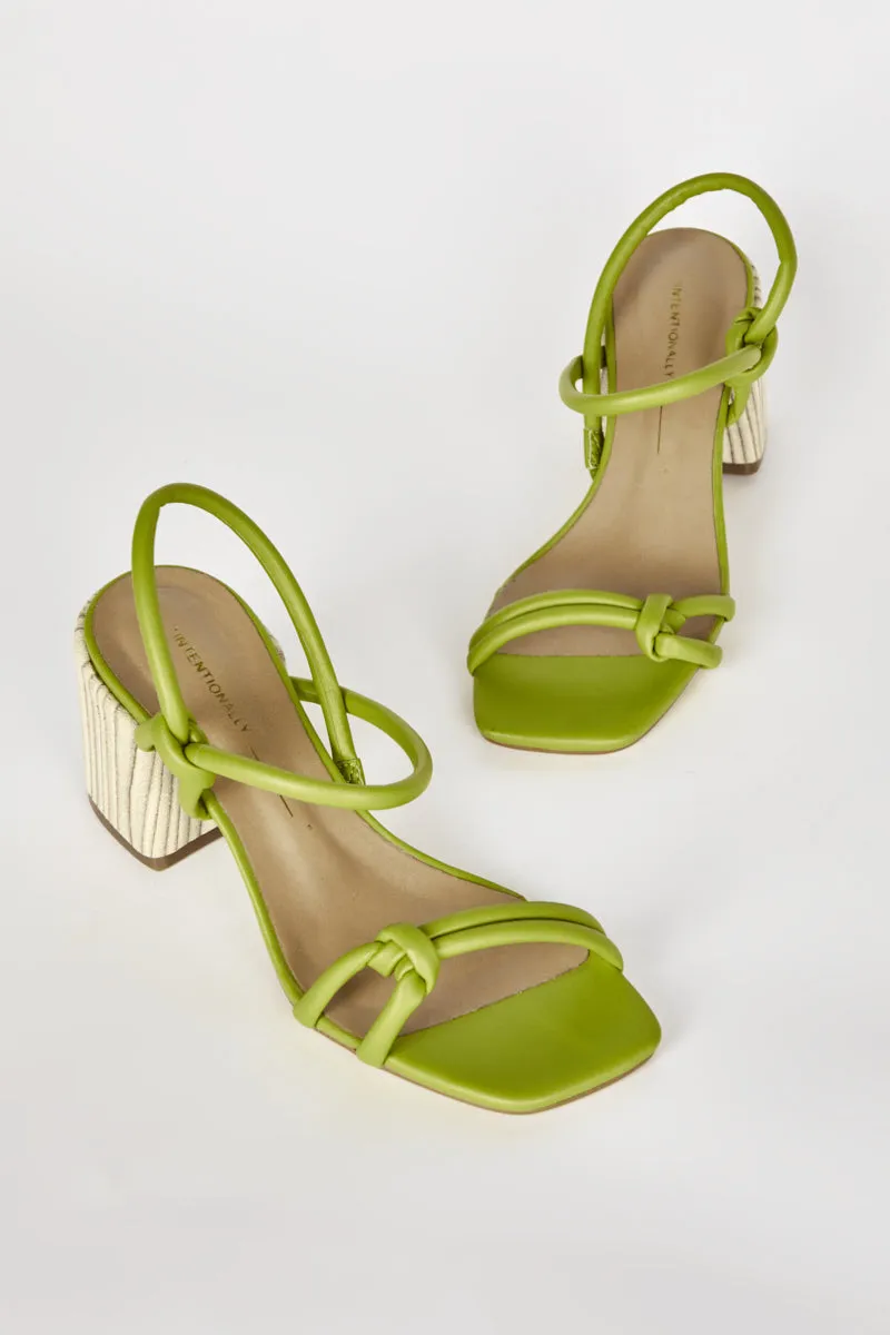 Sky Knotted Heel