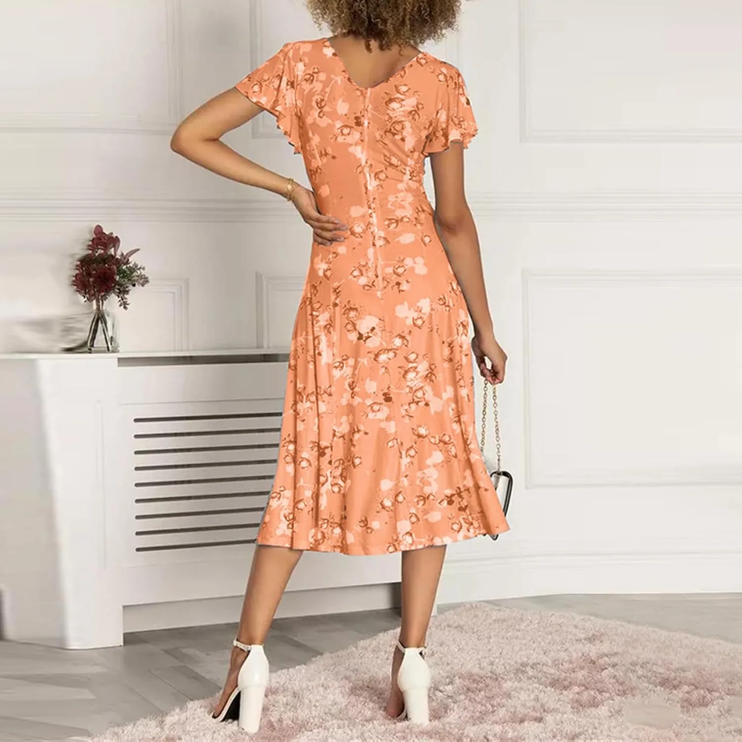 Summer Dresses for Women 2025 Chiffon Dress Dresses for Women Spring Summer Casual Swing Fitted