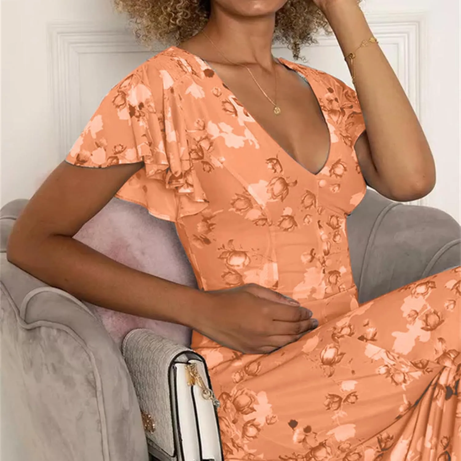 Summer Dresses for Women 2025 Chiffon Dress Dresses for Women Spring Summer Casual Swing Fitted