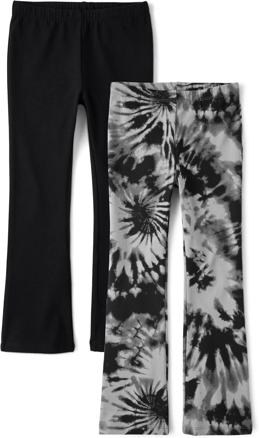 The Children's Place Girls' Flare Legging Pants 2-Pack