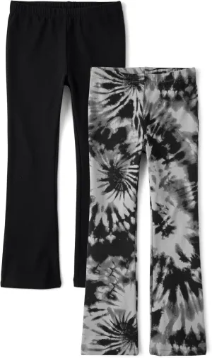 The Children's Place Girls' Flare Legging Pants 2-Pack