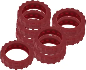 VALICLUD 8pcs Silicone Luggage Wheel Protectors Mute Non-slip Wheel Covers for Spinner Suitcases Durable Easy Install Sleeves