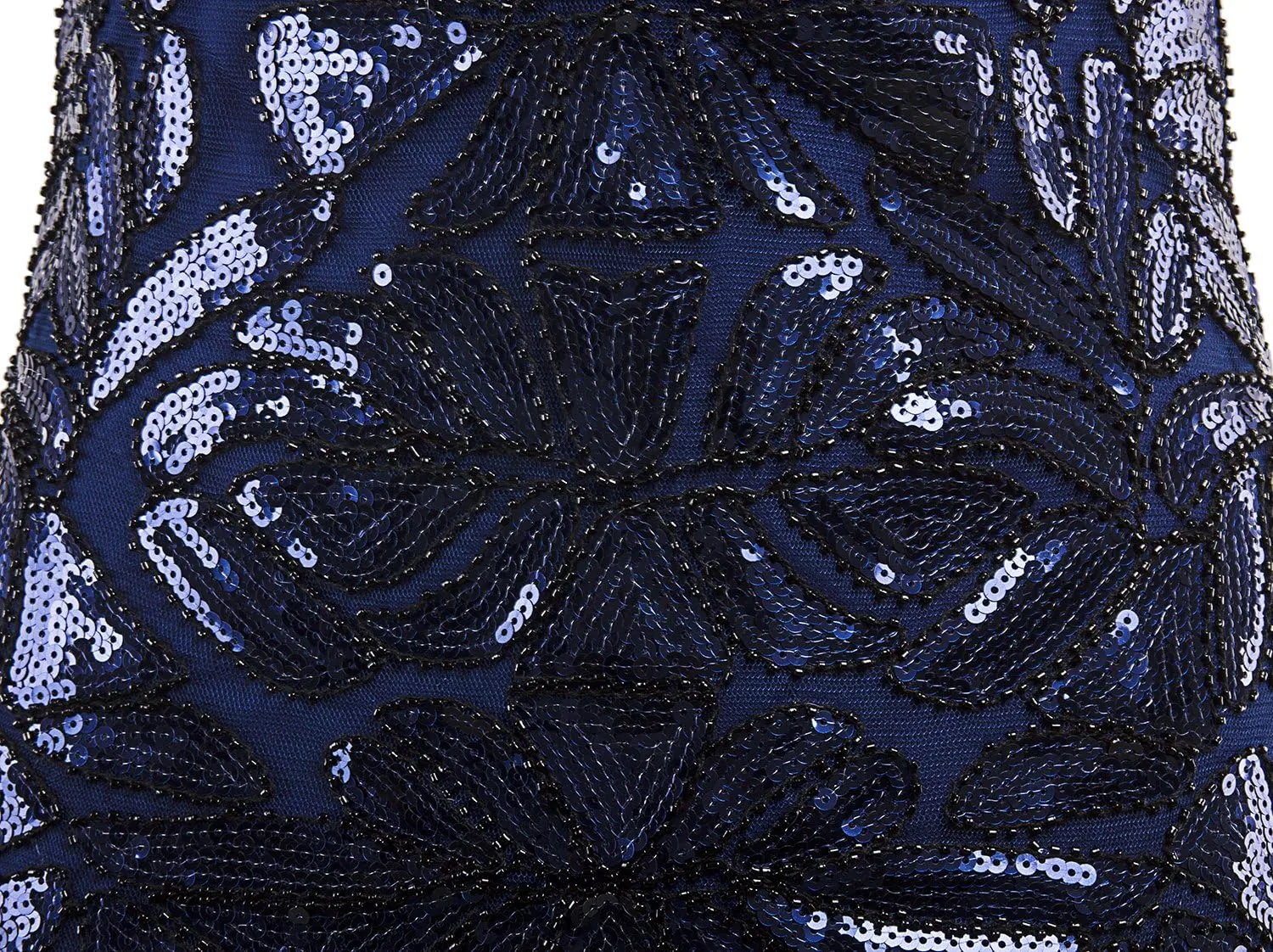 Vijiv 1920s Long Prom Dresses Sequins Beaded Art Deco Evening Party V Neck Back