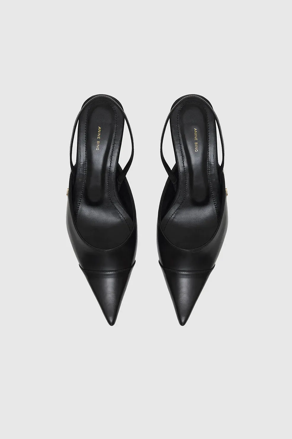 Willa Slingback Heels Black