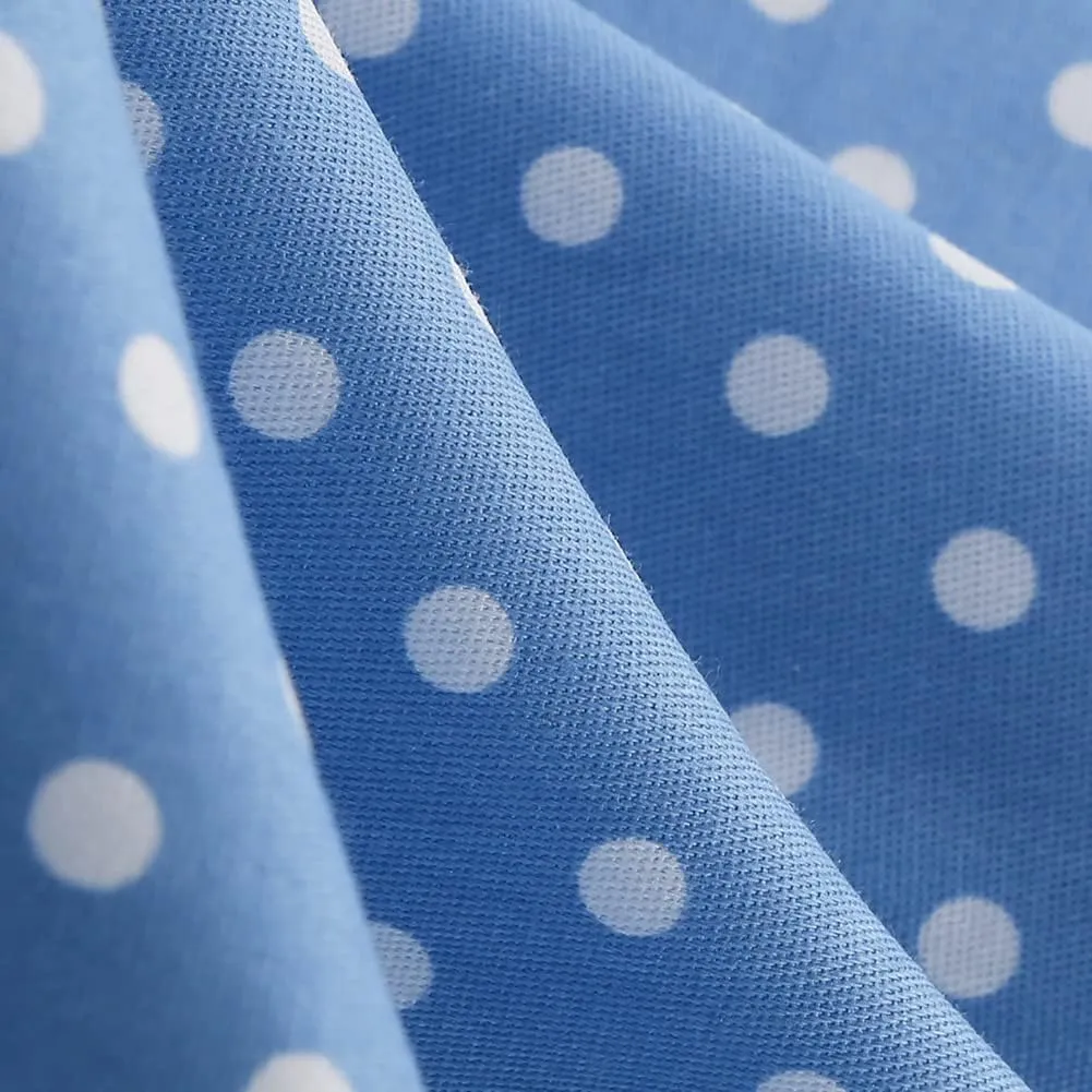 Women 50s Vintage Polka Dot Halter Cocktail Swing Dress Buttons Floral 1950s Rockabilly Audrey Hepburn Prom Tea Party Dress