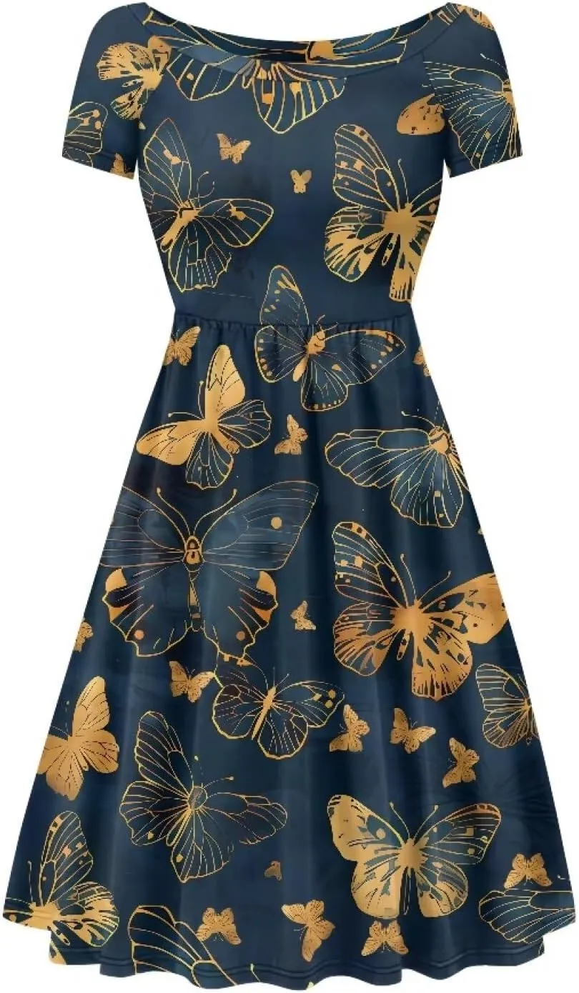 Women Summer Dresses Beach Wedding Guest Dresses for Women XS-4XL