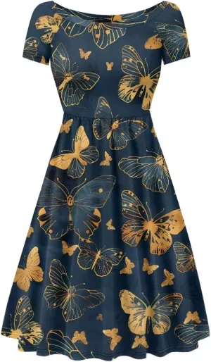 Women Summer Dresses Beach Wedding Guest Dresses for Women XS-4XL
