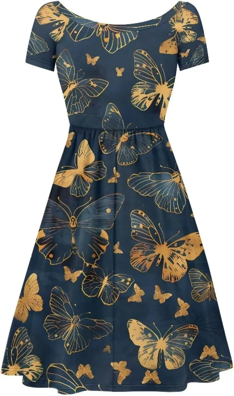 Women Summer Dresses Beach Wedding Guest Dresses for Women XS-4XL