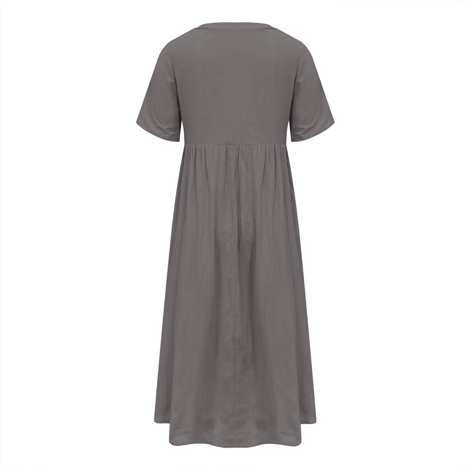 Women's Boho Button Down Lace Floral Dress Fashion Summer Short Sleeve Sexy V Neck Midi Trendy Casual Elegant Dresses
