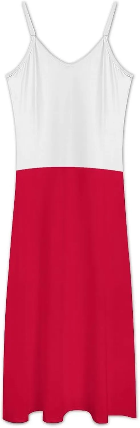 Women's Dresses North Ossetia Flag Print Casual Loose Beach Dresses