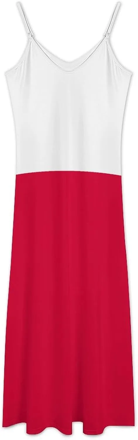 Women's Dresses North Ossetia Flag Print Casual Loose Beach Dresses