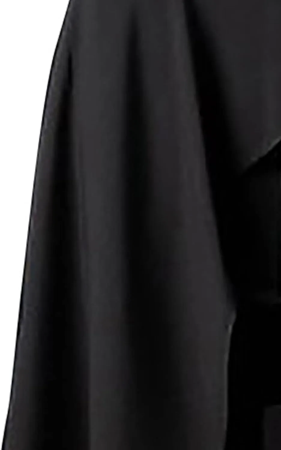 Women's Gothic Irregular Skirt Punk Half Skirt Retro Skirt Ruched Midi Dress Black Uniform Pleated Skirt Punk Clothes